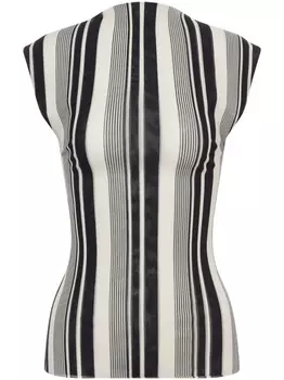 Philosophy Di Lorenzo Serafini топ в полоску, белый