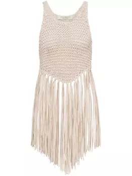 Philosophy Di Lorenzo Serafini топ в технике кроше, белый