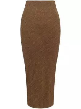 Philosophy Di Lorenzo Serafini юбка-карандаш с завышенной талией, коричневый