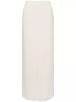 Philosophy Di Lorenzo Serafini юбка макси с разрезом, белый