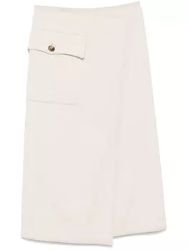 Philosophy Di Lorenzo Serafini юбка миди А-силуэта, нейтральный цвет