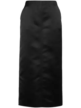 Philosophy Di Lorenzo Serafini юбка миди с завышенной талией, черный