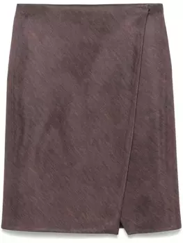 Philosophy Di Lorenzo Serafini юбка миди с запахом, коричневый