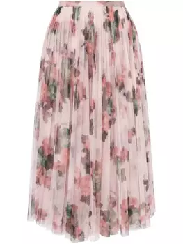 Philosophy Di Lorenzo Serafini юбка миди с цветочным принтом, розовый