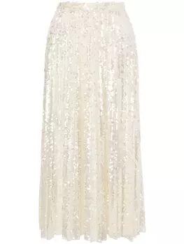 Philosophy Di Lorenzo Serafini юбка миди с пайетками, белый