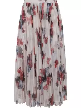 Philosophy Di Lorenzo Serafini юбка миди со складками, нейтральный цвет