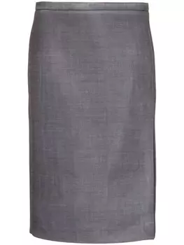 Philosophy Di Lorenzo Serafini юбка миди средней посадки, серый