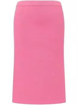 Philosophy Di Lorenzo Serafini юбка миди в рубчик с завышенной талией, розовый