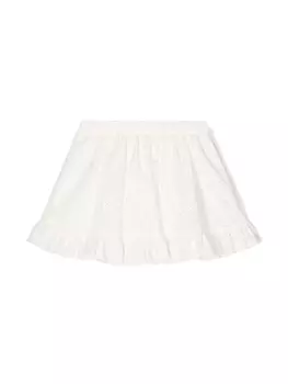 Philosophy Di Lorenzo Serafini юбка мини с перфорацией, белый