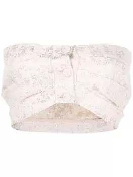 Philosophy Di Lorenzo Serafini укороченный топ-бандо, розовый