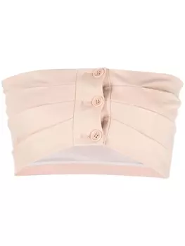 Philosophy Di Lorenzo Serafini укороченный топ без бретелей, розовый