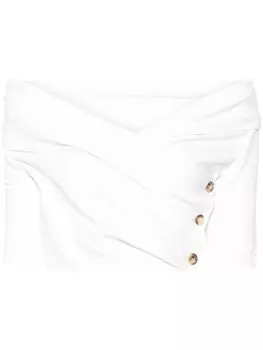 Philosophy Di Lorenzo Serafini укороченный топ с открытыми плечами, серый