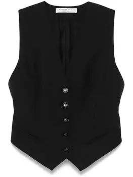 Philosophy Di Lorenzo Serafini жилет с V-образным вырезом, черный