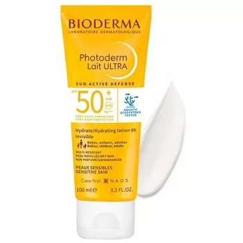Photoderm Lait Ultra SPF50+ без отдушек 100 мл Bioderma