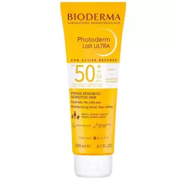 Photoderm Lait Ultra SPF50+ Солнцезащитный крем с очень высокой степенью защиты 200 мл Bioderma