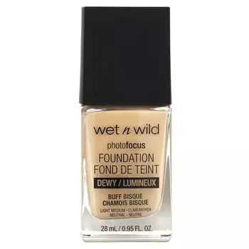 PhotoFocus, Тональный крем, Dewy, Buff Bisque, 0,95 жидк. унции (28 мл) Wet N Wild