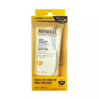 Physiogel Daily Moisture Therapy UV Sunscreen SPF50+ PA++++ 50 мл, Blue