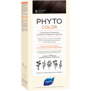 Phyto Phytocolor краска для волос 5.0 светлый каштан, 1 упаковка