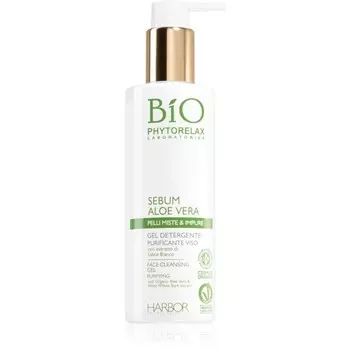 Phytorelax Laboratories Bio Sebum Aloe Vera нежный очищающий гель с алоэ 200 мл Inna Marka