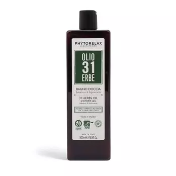 Phytorelax Laboratories Vegan & Organic Herbal Oil 31 Гель для душа бальзамический и регенерирующий 500мл