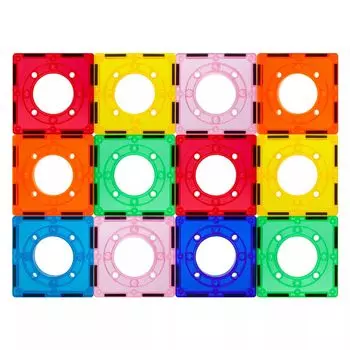 PicassoTiles Комплект расширения для квадратных швов Marble Run из 12 частей Picassotiles