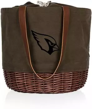 Picnic Time Arizona Cardinals Coronado Сумка-тоут с корзинкой из холста и вербы