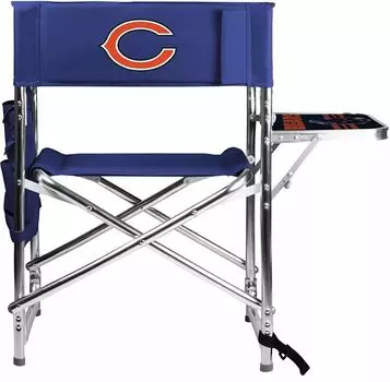 Picnic Time Chicago Bears Синий стул со столом