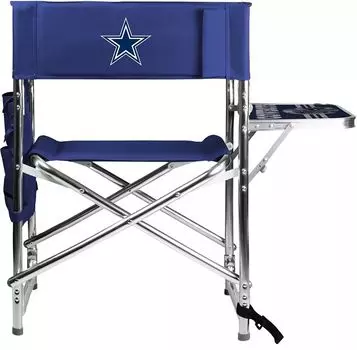 Picnic Time Dallas Cowboys Синий стул со столом