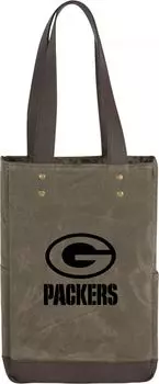 Picnic Time Green Bay Packers Изолированная сумка для вина на 2 бутылки