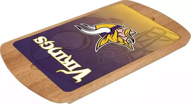 Picnic Time Миннесота Викинги Стеклянный поднос для сервировки