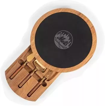 Picnic Time New York Mets Грифельная сервировочная доска с инструментами