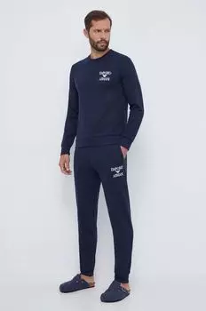 Пиджачный костюм Emporio Armani Underwear, темно-синий