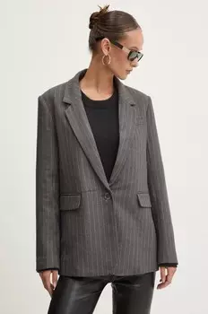 Пиджак Abercrombie & Fitch, серый