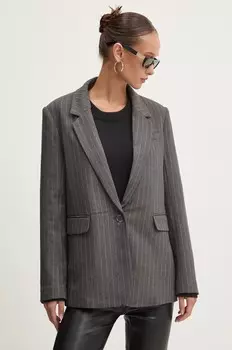 Пиджак Abercrombie & Fitch, серый