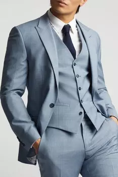 Пиджак Alex в клетку, синий