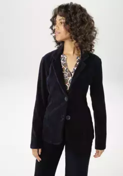 Пиджак Aniston CASUAL с воротником с лацканами, цвет морской волны