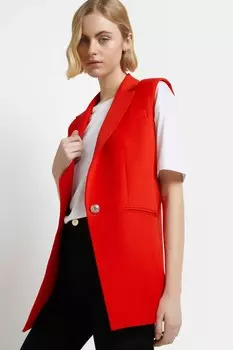 Пиджак без рукавов River Island, красный