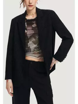 Пиджак blazer fit Desigual, черный