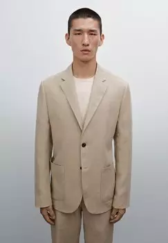 Пиджак-блейзер Massimo Dutti, песочный