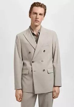 Пиджак-блейзер MONACO DOUBLE BREASTED - Suit jacket Mango, бежевый