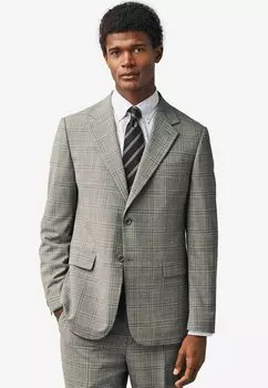 Пиджак-блейзер REGULAR FIT -CHECK TEXTURE - Suit jacket Next, серо-коричневый