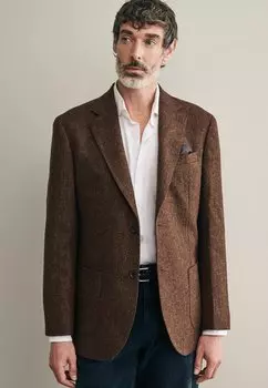 Пиджак-блейзер REGULAR FIT Next, коричневый
