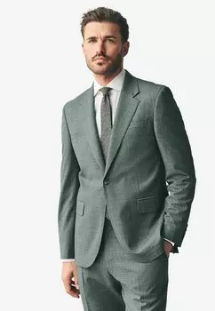 Пиджак-блейзер REGULAR FIT SIGNATURE TEXTURE MARZOTTO ITALIAN - Suit jacket Next, серый