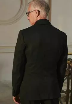 Пиджак-блейзер REGULAR FIT STRIPE Next, черный