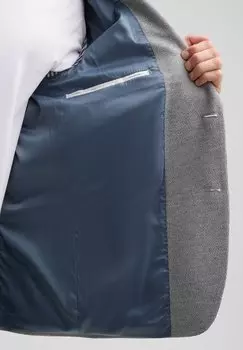 Пиджак-блейзер SAKKO ARNDT Strellson, серебристый