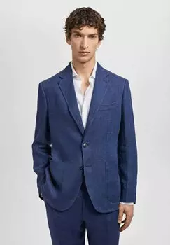 Пиджак-блейзер SALERNO Mango, синий