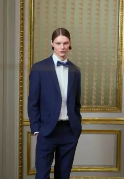 Пиджак-блейзер SLHREG MALIK SUN - Suit jacket Selected Homme, темно-синий