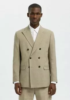 Пиджак-блейзер Suit jacket Selected Homme, песочный