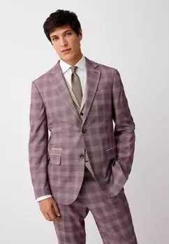 Пиджак-блейзер TRIMMED CHECK Next, розовый