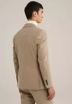 Пиджак-блейзер WE Fashion, бежевый